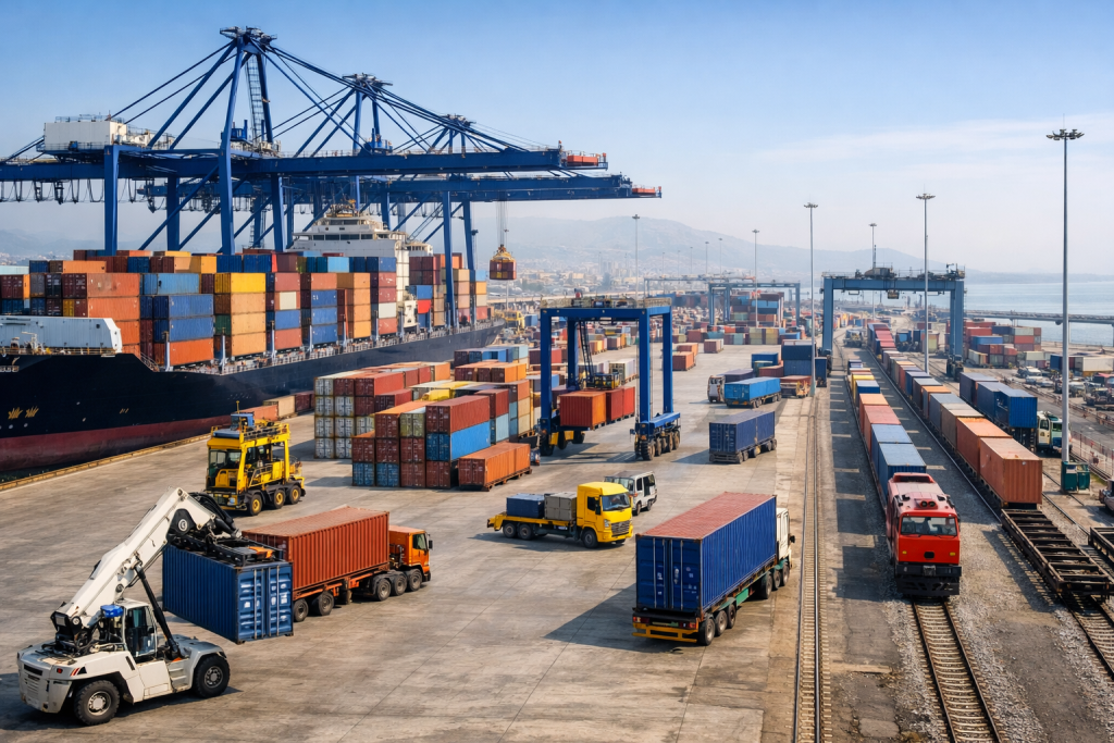 ترمینال کانتینری چیست؟ کریدورها و ترانزیت منطقه‌ای