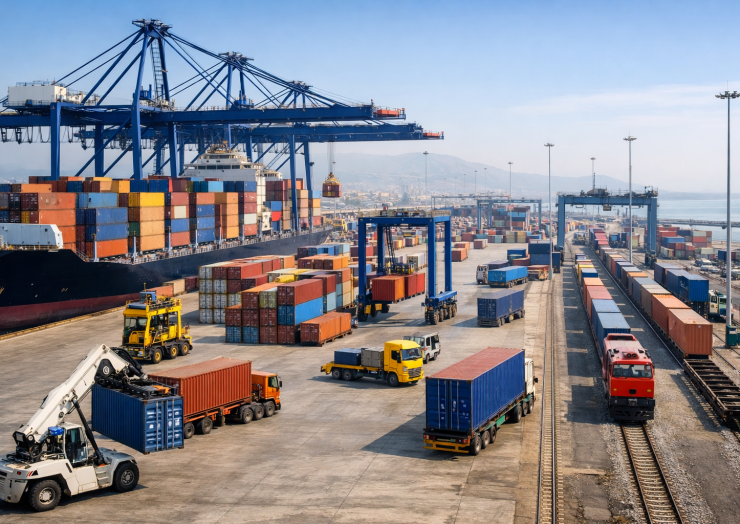 ترمینال کانتینری چیست؟ کریدورها و ترانزیت منطقه‌ای